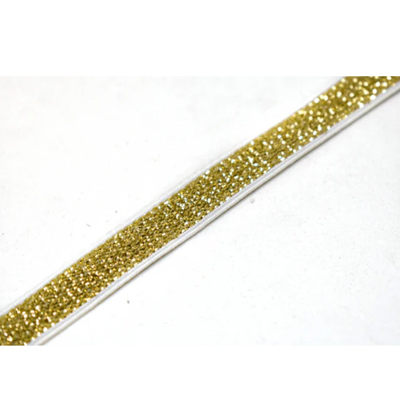 1 Yard Metallic Elastic Trim 3/8 Inch for Fashion and DIY Projects